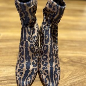 Leopard Print Steve Madden Heel Boot